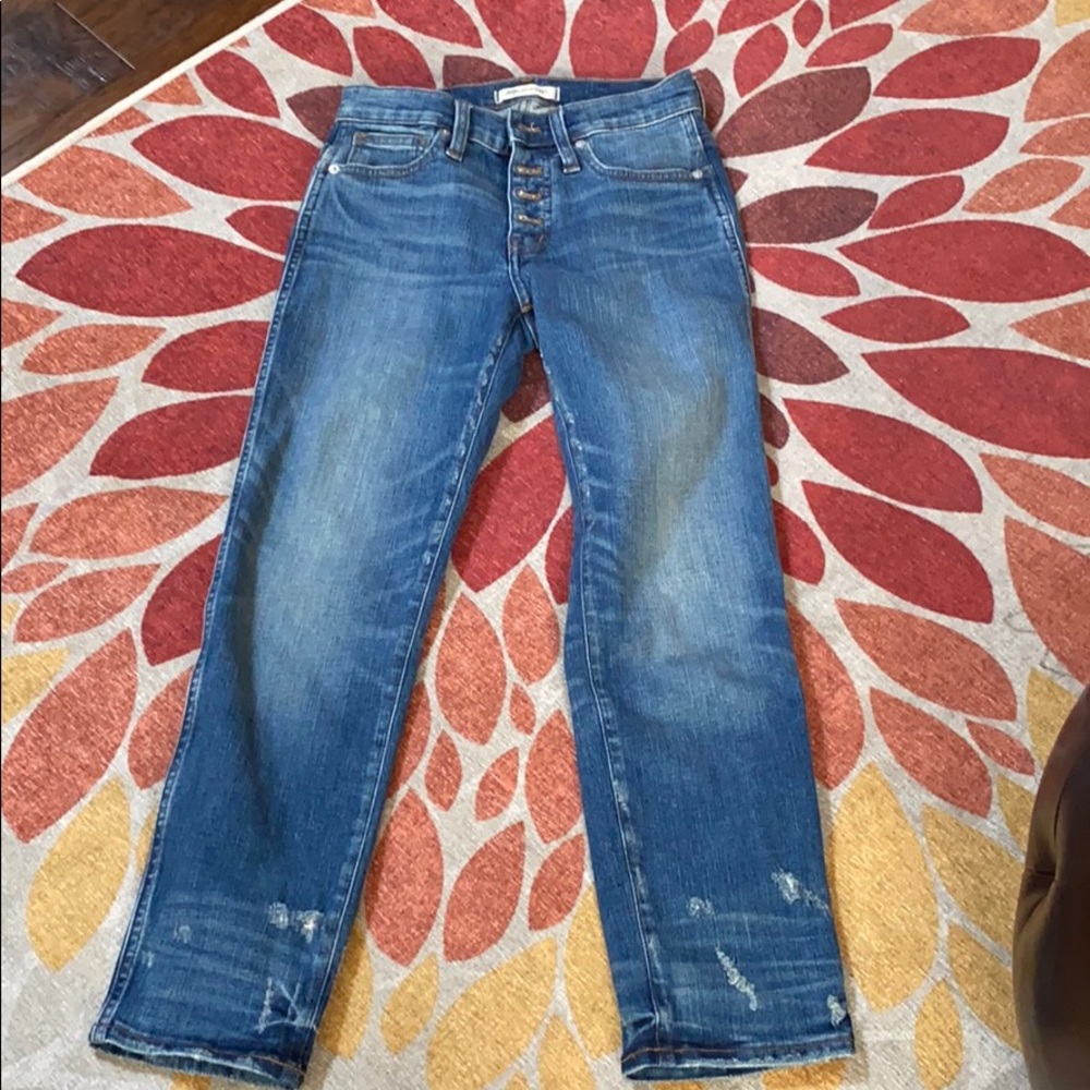 Madewell slim straight jeans